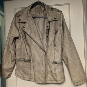 Dollhouse Pleather tan jacket
